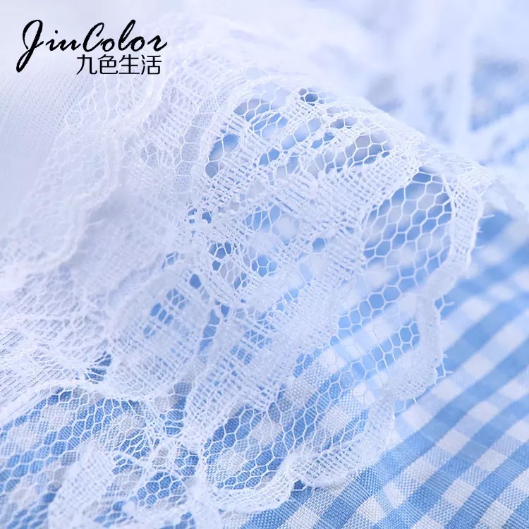 ชุดเมทสาว แสนสวย คอสเพลย์ ชุดสาวใช้ สุดเซ็กซี่สีฟ้าขาว +ผ้าคาดหัว และผ้ากันเปื้อน ในตัว สวยเก๋ น่ารักมากคะ