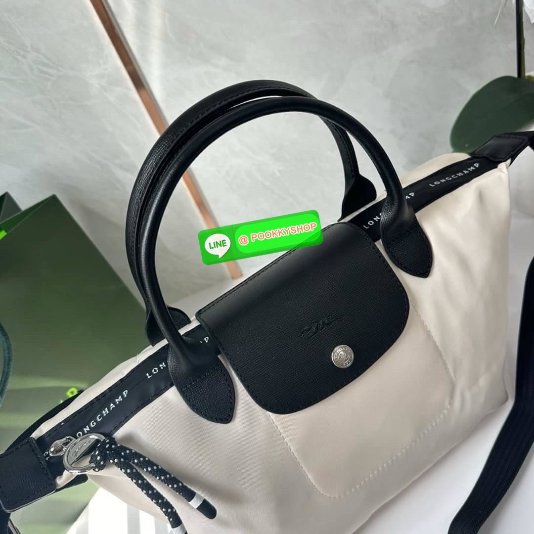 LONGCHAMP LE PLIAGE ENERGY MEDIUM HANDBAG 🔖กระเป๋าสะพายไหล่/ถือ คอลเลคชั่นใหม่สไตล์เรียบหรู ขนาดกลางจุของได้เยอะ