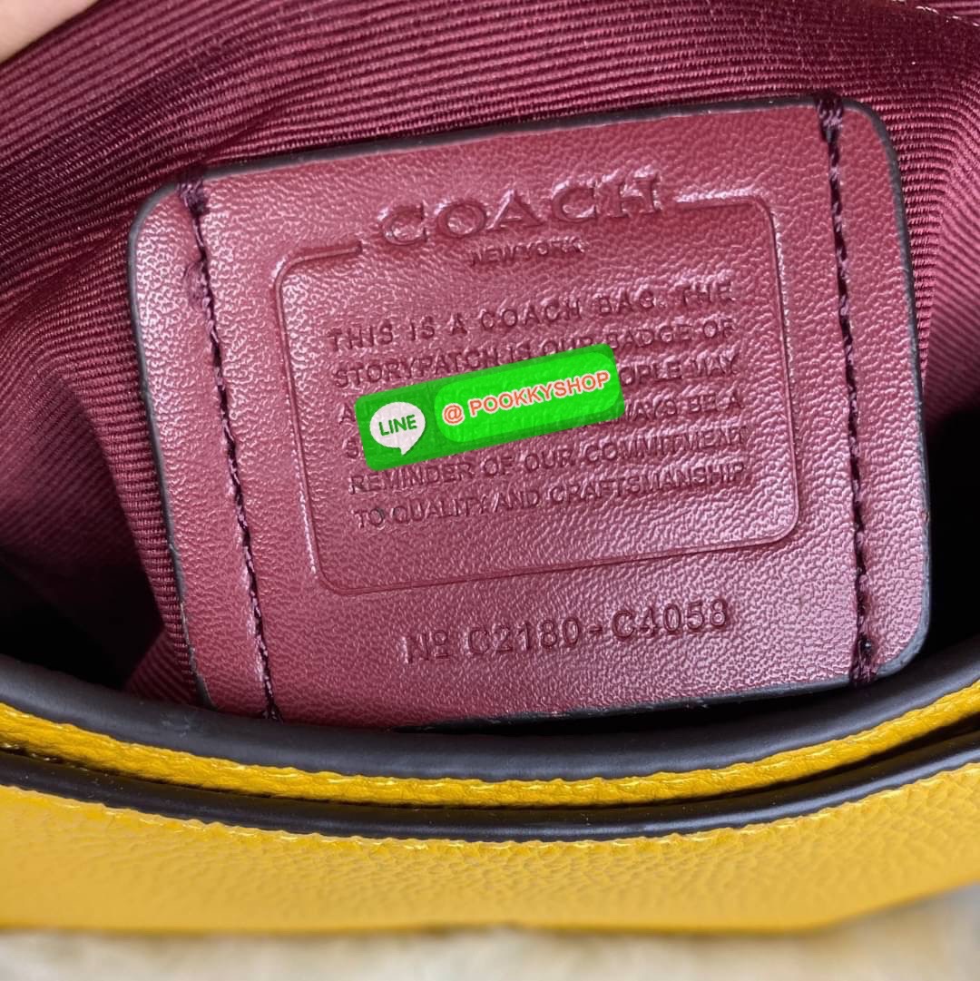 CoachSADDLE BAG WITH HORSE AND CARRIAGE (COACH C4058) หนังกรวดละเอียดภายในกระเป๋ามัลติฟังก์ชั่น กระดุมแม่เหล็ก ซับในผ้านอกกระเป๋าเปิด สายสะพายถอดได้ สายสะพายยาว 22" สำหรับสะพายไหล่หรือ crossbody