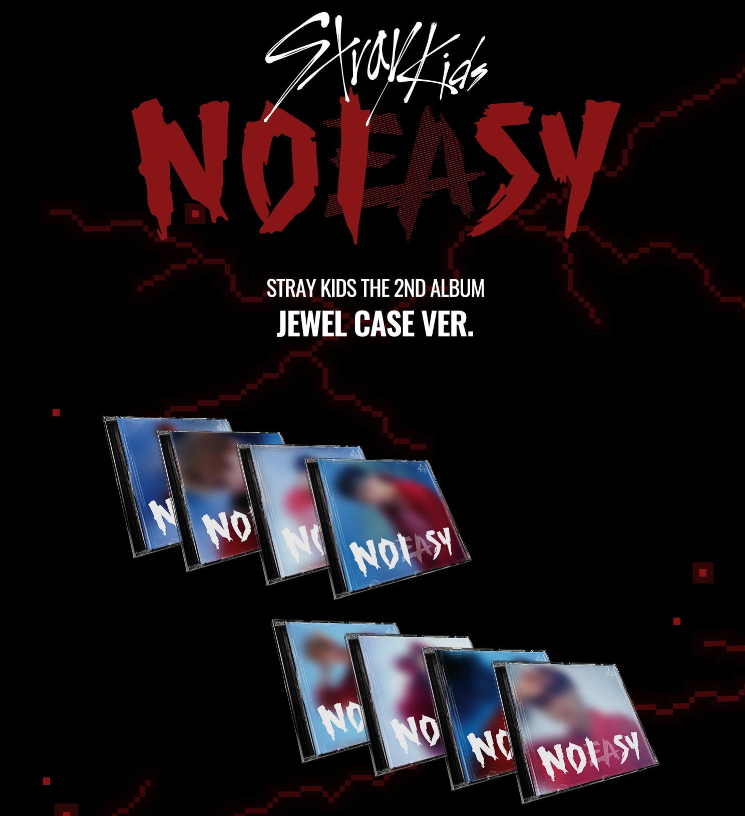 Stray Kids - ALBUM Vol.2 [NOEASY] (Jewel Case Ver.) (Random Ver.)