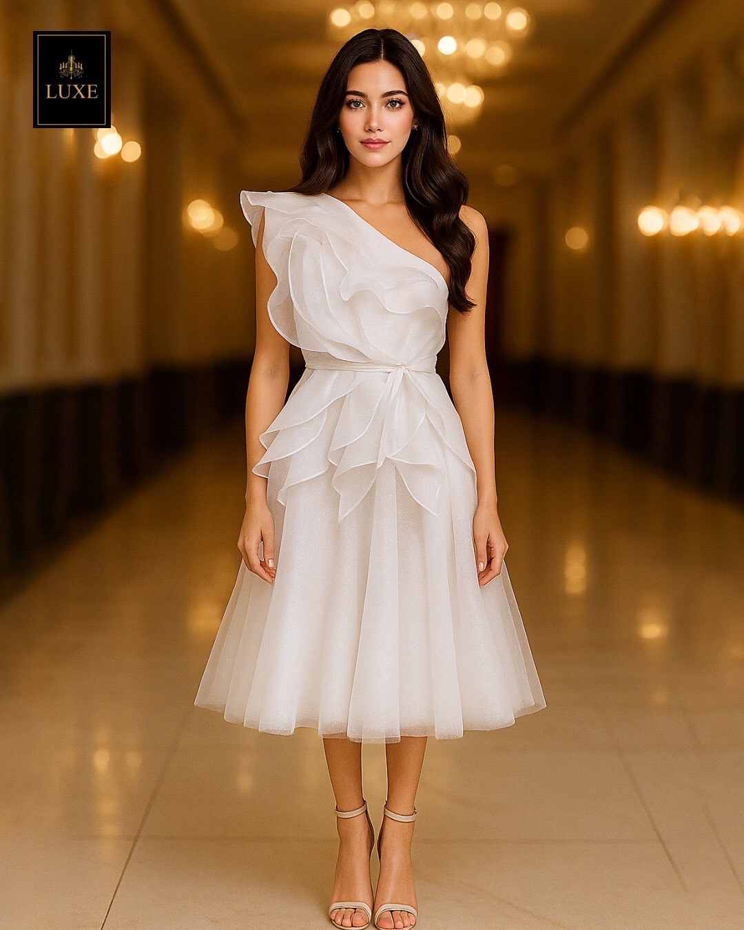 เสื้อแฟชั่น เสื้อแขนกุดไหล่เดียว