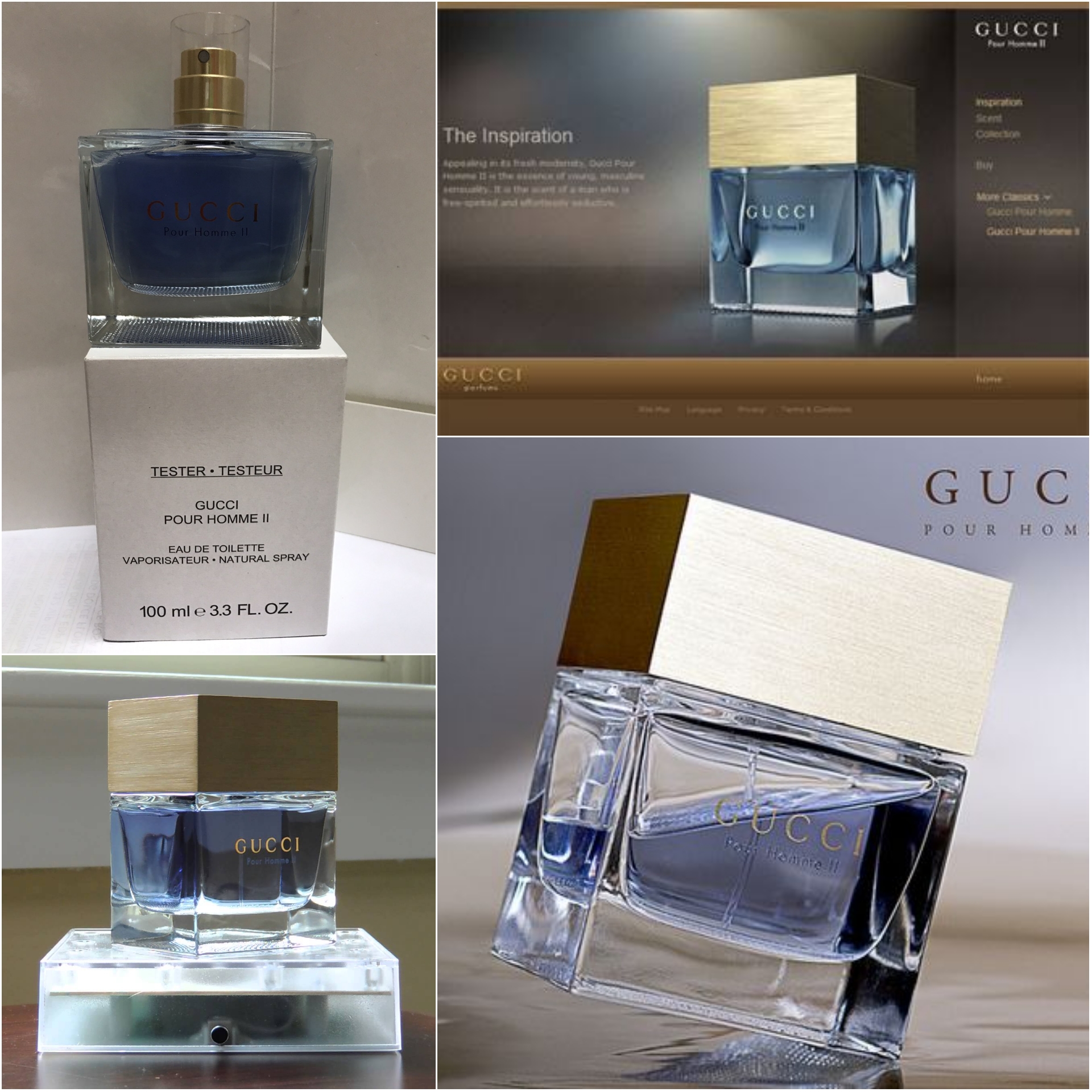 น้ำหอม Gucci pour Homme II 100ml. (มีกล่อง)