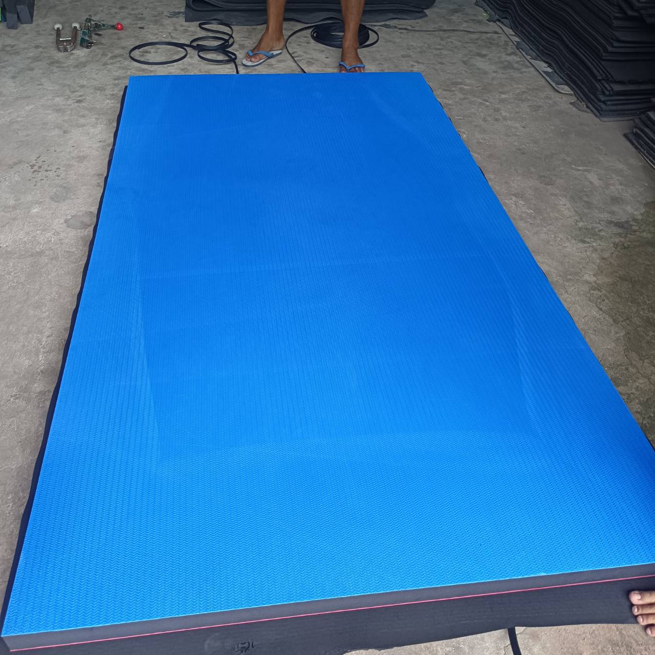 แพลอยน้ำ หนา 50 mm. ขนาด 130 x 240 ซม.