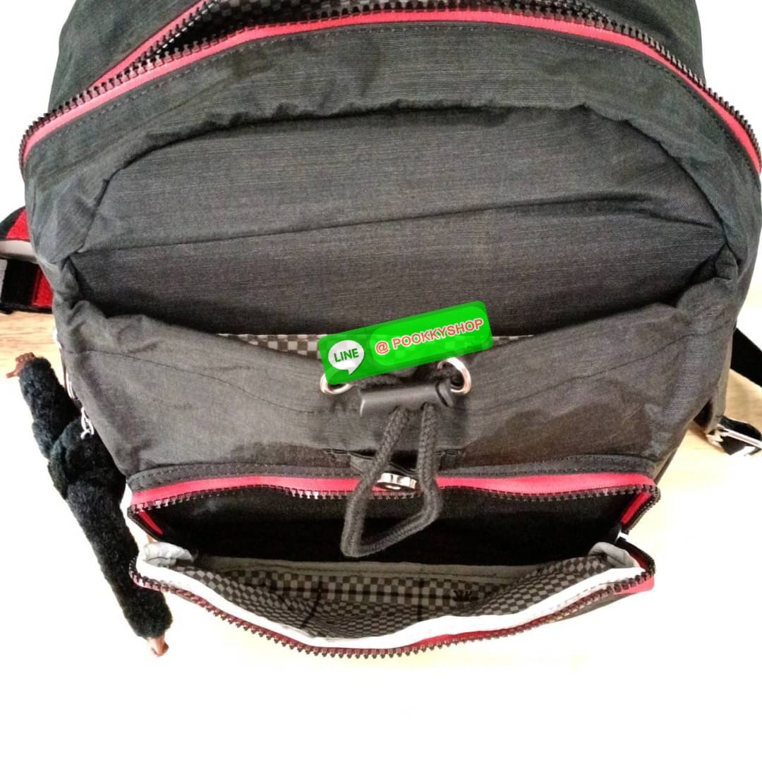 Kipling City Pack Medium Backpack กระเป๋าเป้ Kipling ขนาดกลาง วัสดุ Polyester 100% มีหูหิ้วด้านบน -ด้านหลัง มีซิปหลัง 1ช่องลึก -ด้านข้างมีช่องใส่ของเล็กน้อยทั้ง 2 ด้าน เปิด-ปิด ด้วยกระดุมแม่เหล็ก -ด้านหน้ามีช่องซิปใส่ของแยก 1 ช่อง และ ช่องปรับขนาดด้วยสายล