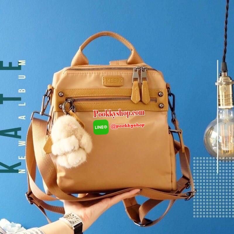 สินค้าขายดี มีสีใหม่มาเพิ่มค่า กระเป๋าเป้จากแบรนด์ KEEP มาดูทั้ง 8 สี ของเป้ รุ่น KATE กันเลยน๊า ~ ตัวกระเป๋าขนาดกำลังดี ทำจากไนล่อนนาโนตัดกับหนังวัวแท้ งานสวย งานละเอียดมากค่า ด้านหลัง สายสะพายยาว ซับในด้วยฟองน้ำนิ่มๆ ไว้ซัพพอร์ตไหล่ตอนสะพาย โดยเฉพาะของแ