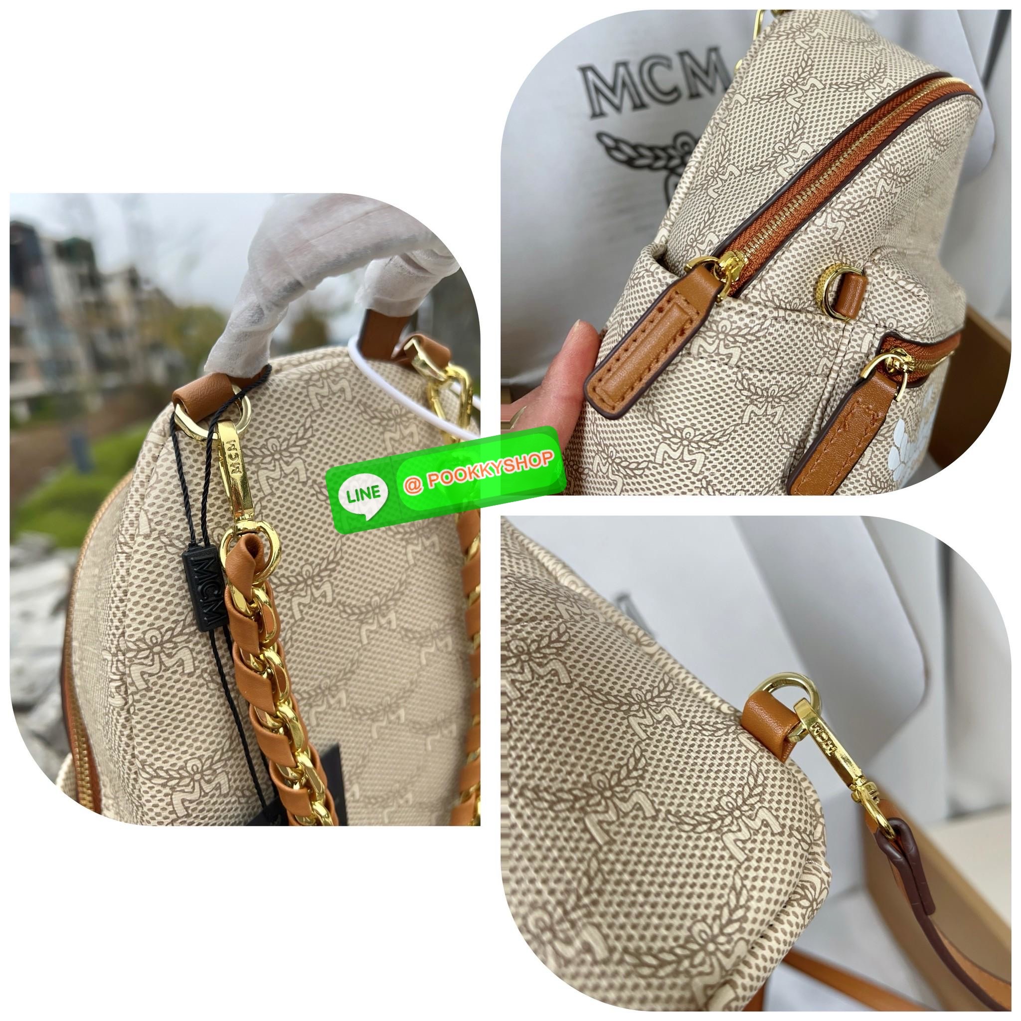 📸NEW NEW NEW!🎉🎉 เข้าแล้วสาวๆท่านใดรออยู่ จัดได้เลยค่าา อย่ารอช้าก่อนหมด! LAURETOS MCM STARK BACKPACK 📣พร้อมส่ง! บอกก่อนเลยน้องน่ารัก น่าใช้มากๆ พกพาติดตัวได้ตลอดเลยจริงๆค่า ใครมีแพลนเที่ยว ตปท.หน้าหนาวนี้จัดไปเลยค่าา สวยฉ่ำ