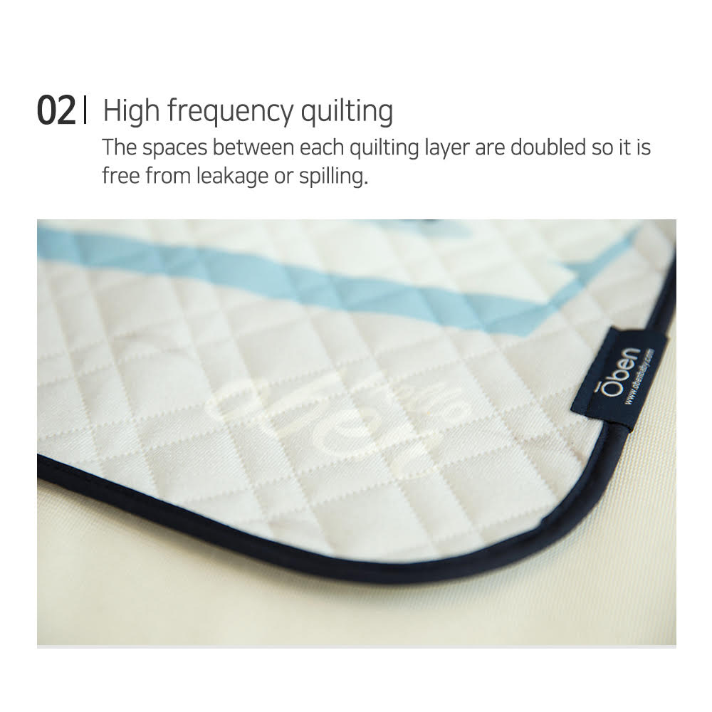 Oben Non-slip waterproof pad ผ้าปูรองที่นอนกันน้ำซิลิโคน สำหรับเด็ก กันน้ำ 100% ไม่ซึมเปื้อน Made in Korea
