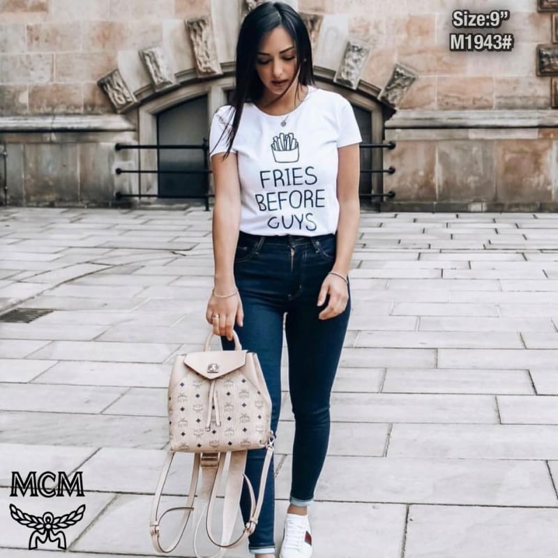 กระเป๋าเป้ MCM งานพรีเมี่ยม ปั้มครบ พร้อมถุงผ้า