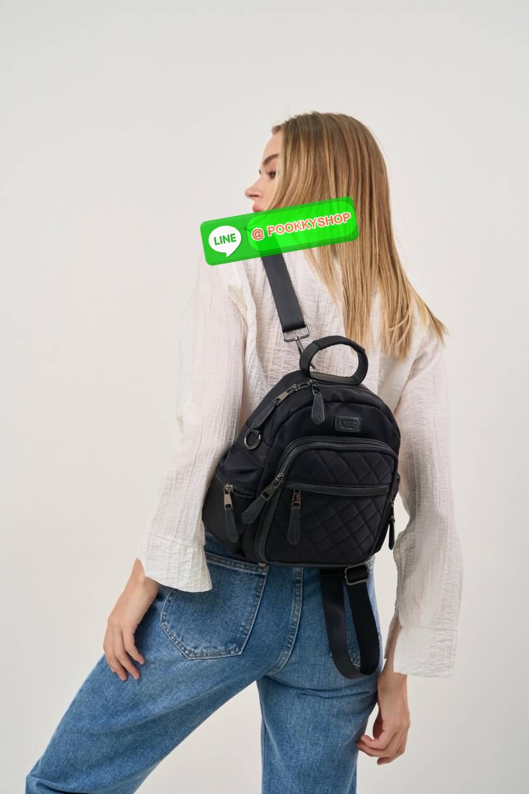 New arrival เป้ถอดสายได้ จะสะพายแบบไหนก้อสวย !! KEEP รุ่น Rouget backpack (ปรับ Collection ใหม่ ) น้ำหนักเบากว่าเดิม