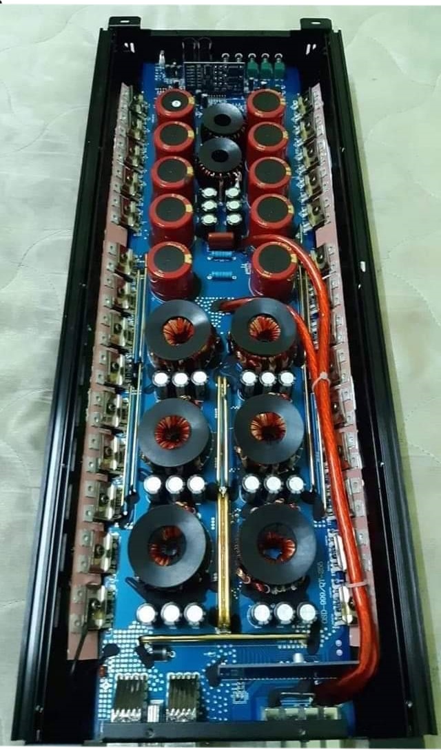 เพาเวอร์แอมป์ class d โม 7000 W รุ่น osd-999 เพาเวอร์แอมป์รถยนต์ ขับซับ