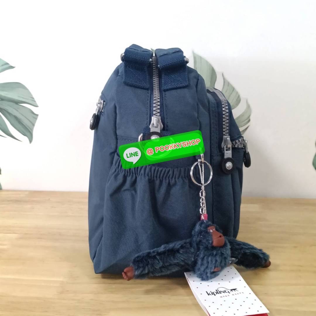 KIPLING Square Handbag & Shoulder bag กระเป๋าถือหรือสะพายข้าง ขนาดกลาง วัสดุ Polyester 100%