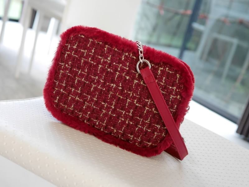 กระเป๋าแฟชั่น นำเข้า BY "BKK.BASIC♡" รุ่น "TWEDDY BOX" กระเป๋าทรง CROSSBODY