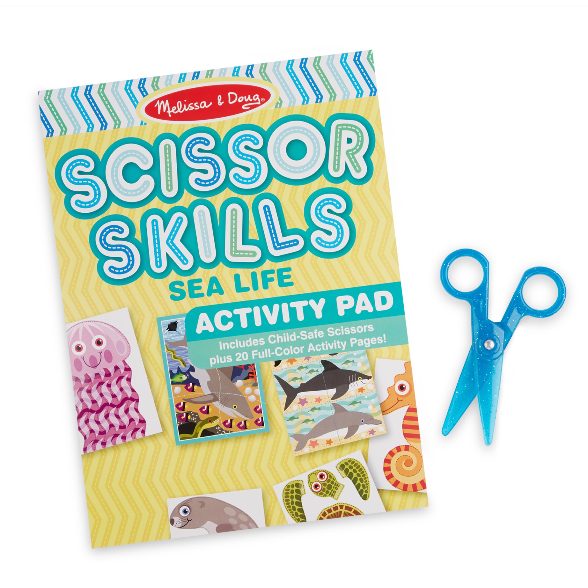 Melissa & Doug Scissors Skills Activity Book ชุดกรรไกรฝึกตัดสำหรับเด็ก