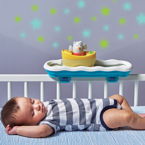 Taf Toys Musical Boat Cot Toy โมบายปล่อยเเสง วิ่งได้ ทำให้การนอนของลูกเป็นเรื่องง่าย เล่นได้จนโต Toys Easier Sleep