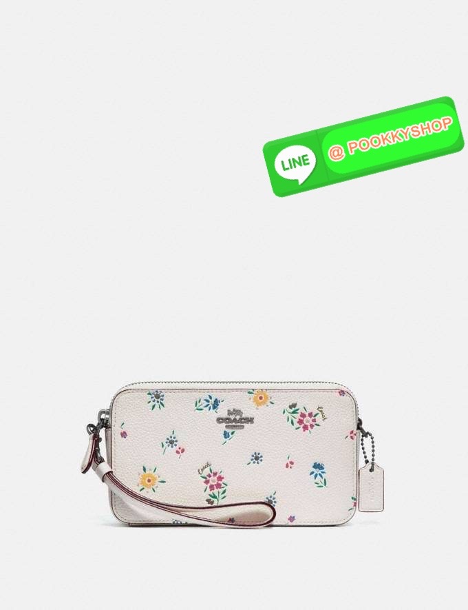 COACH 1103 KIRA CROSSBODY WITH WILDFLOWER PRINT 🏷 เป็นคอลเลคชั่นที่ฮอตมากๆอีกหนึ่ง!! รุ่นนี้ใช้ได้ถึง 2 แบบ!! กระเป๋าสะพายข้าง พร้อมสายคล้องมือ ปรับเปลี่ยนได้ไม่มีเบื่อ ดีไซน์เอกลักษณ์ลวดลายดอกไม้ ใครเห็นเป็นต้องชอบ!! วัสดุหนัง pepble สวยทนทาน ใส่
