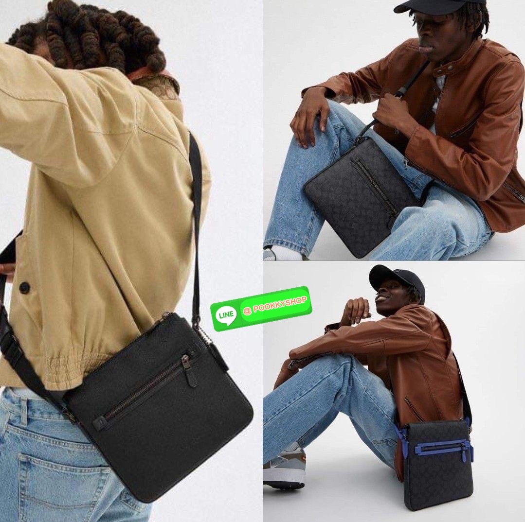 🎒 Coach CR747 – Houston Flight Bag in Signature Canvas เท่ เนี้ยบ พร้อมลุยในทุกวัน กับทรง Messenger ที่ใช้งานง่ายที่สุด 🖤 รุ่นนี้เท่มาก! สะพายแล้วหล่อขึ้นอีก 3 ระดับ Coach CR747 – Houston Flight Bag รุ่นขายดีสาย Messenger สะพายข้างได้พอดีต