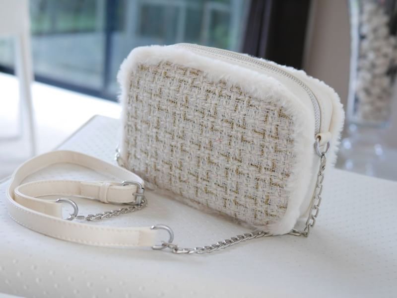 กระเป๋าแฟชั่น นำเข้า BY "BKK.BASIC♡" รุ่น "TWEDDY BOX" กระเป๋าทรง CROSSBODY