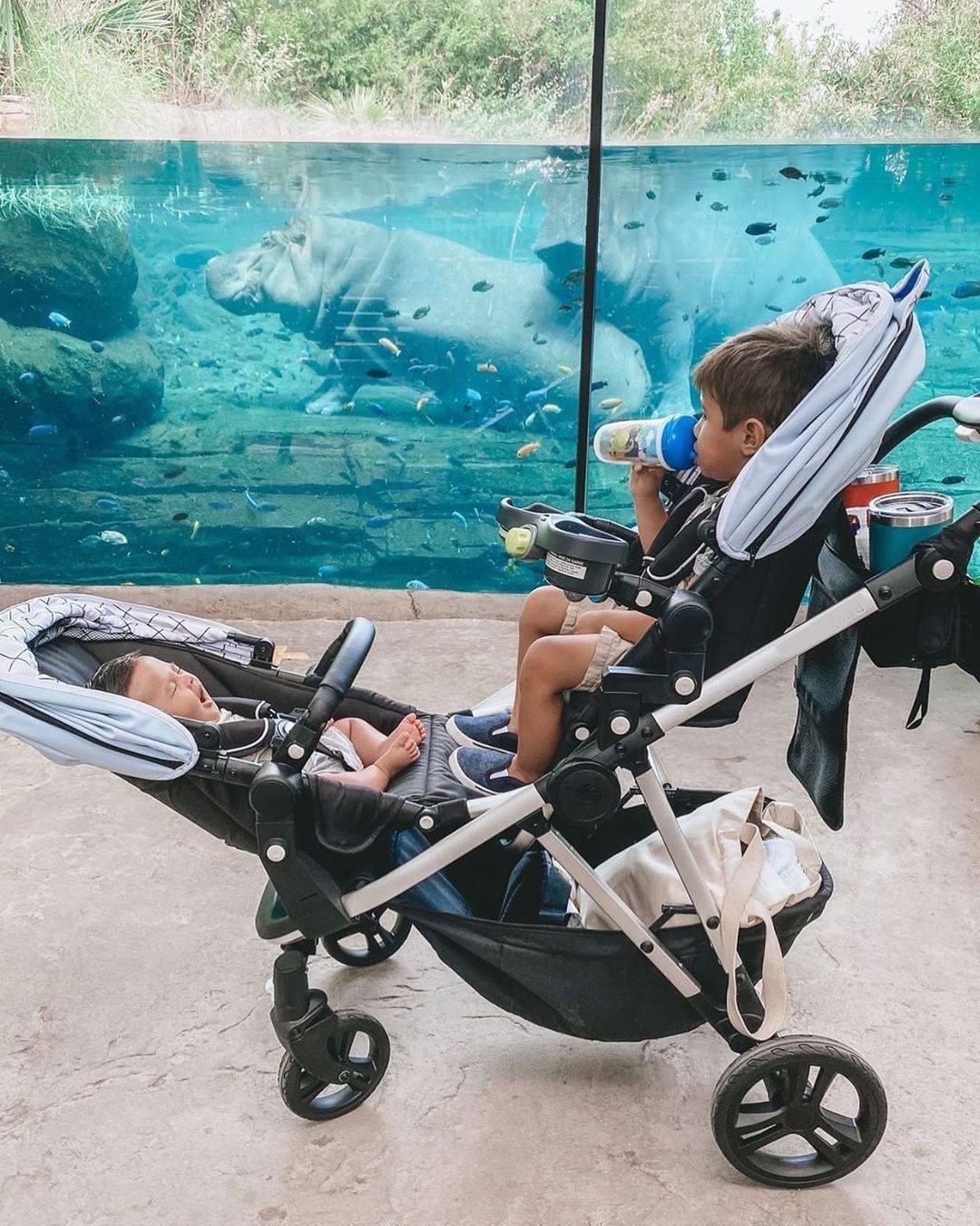 Keenz Kinetic Double Seat รถเข็นเด็ก 2 ที่นั่ง Full Size