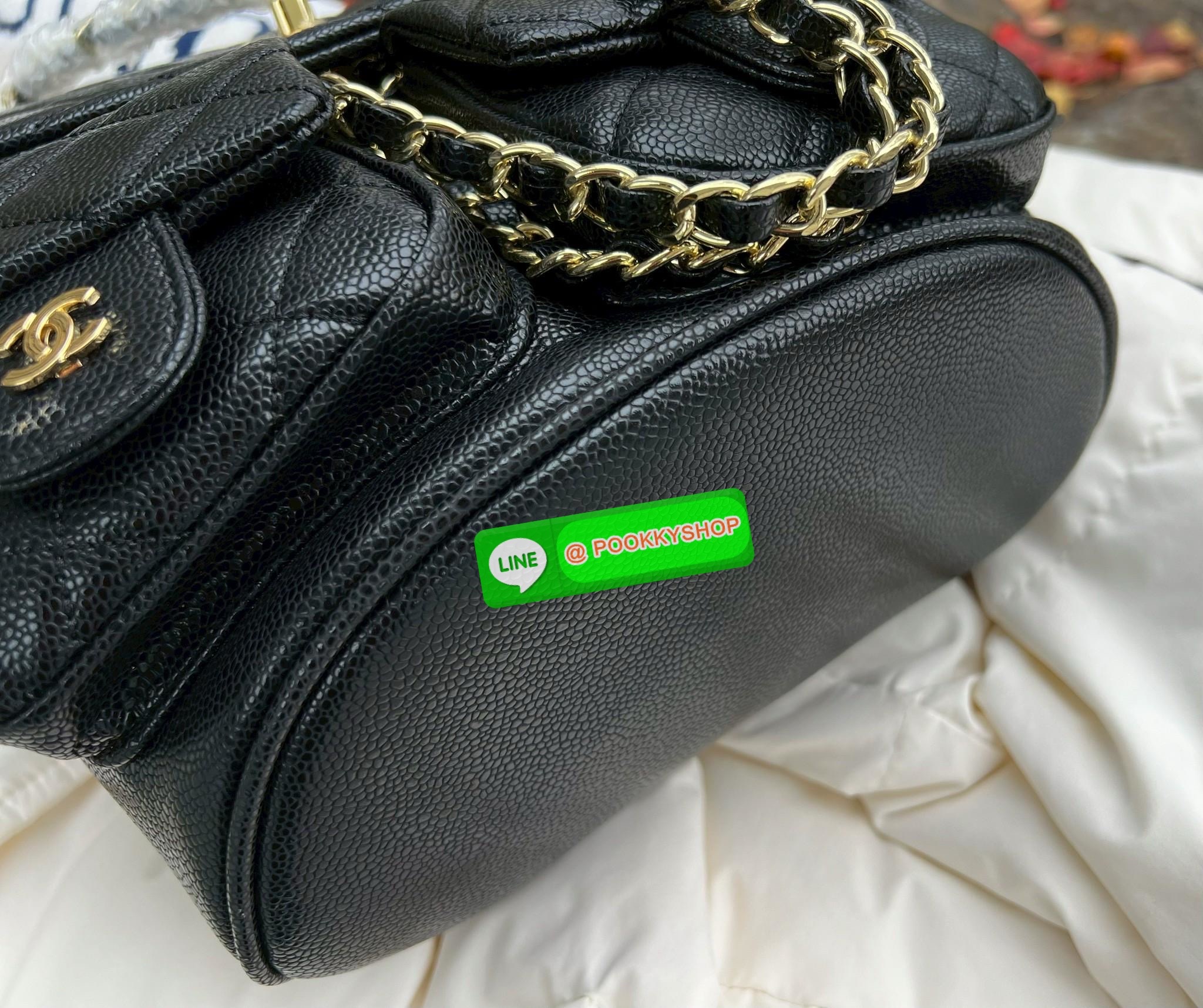 CHANEL DUMA CAVIAR BACKPACK ((vip gift ตปท.)) 🔖พร้อมส่ง! อย่ารอช้าที่จะสวยกันค่าาสาวๆ กับกระเป๋าสะพายหลัง หนังคาเวียร์นิ่มลายสวยค่ะ