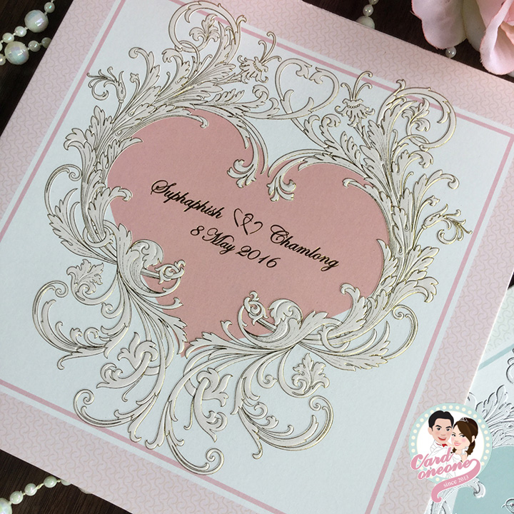 การ์ดแต่งงานวินเทจ