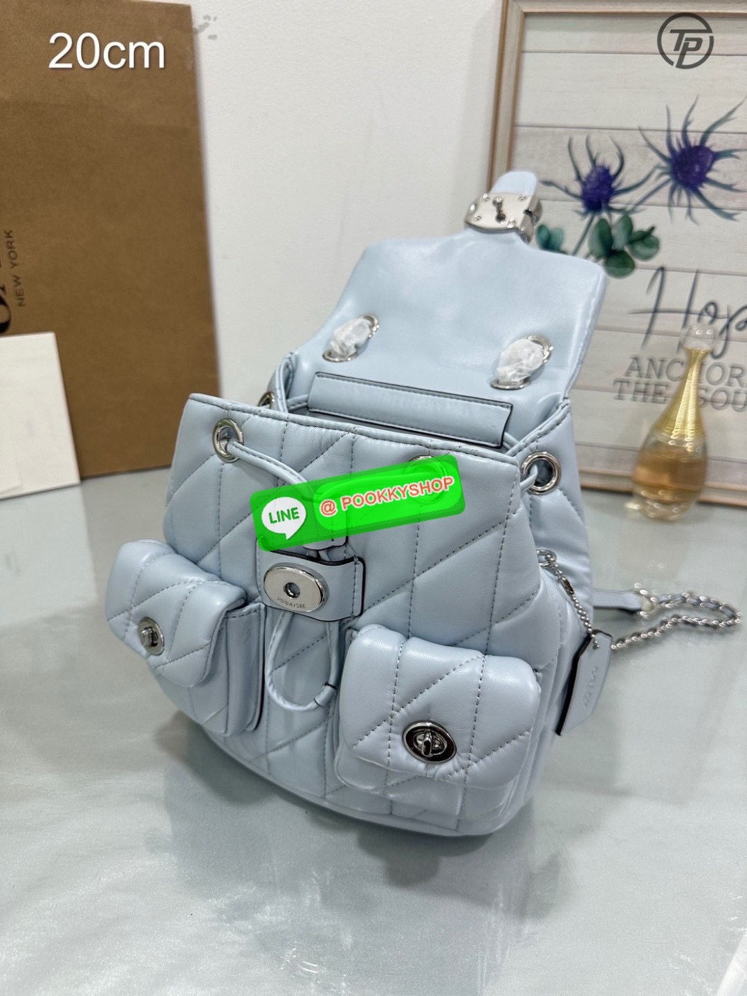 NEW ARRIVAL! สวยเกินห้ามใจ หนังนิ่มฟูสุดๆไปเลยค่า COACH TABBY QUILING BACKPACK ((CU076)) 💌พร้อมส่ง! ใหม่ก่อนใคร กับกระเป๋าทรงที่ฮิตเกินต้าน หนังแท้อย่างดี หนังนิ่ม ฟู ลื่นเงาแววสวยมากๆ ตัดกับอะไหล่ทองแย่างลงตัว