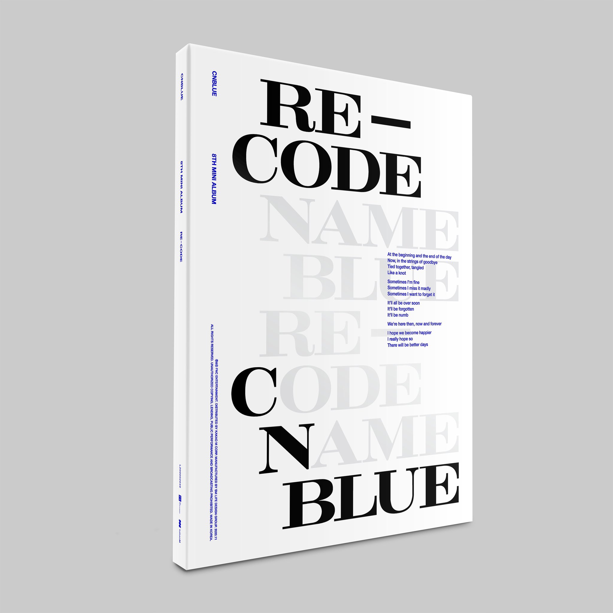 CNBLUE 8th Mini Album - RE-CODE