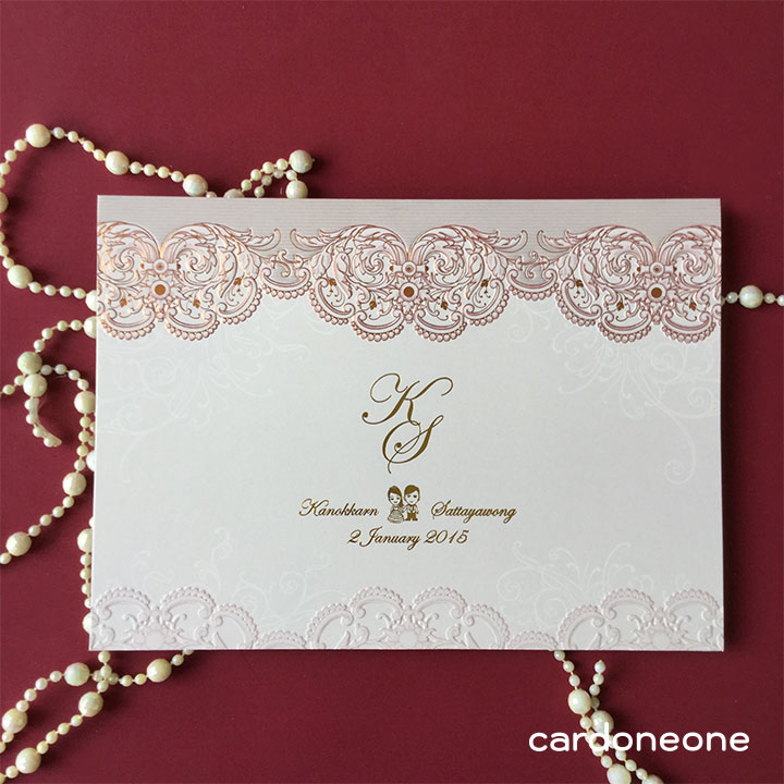 Wedding card Premium หรือการ์ดแต่งงานพรีเมี่ยม วินเทจ