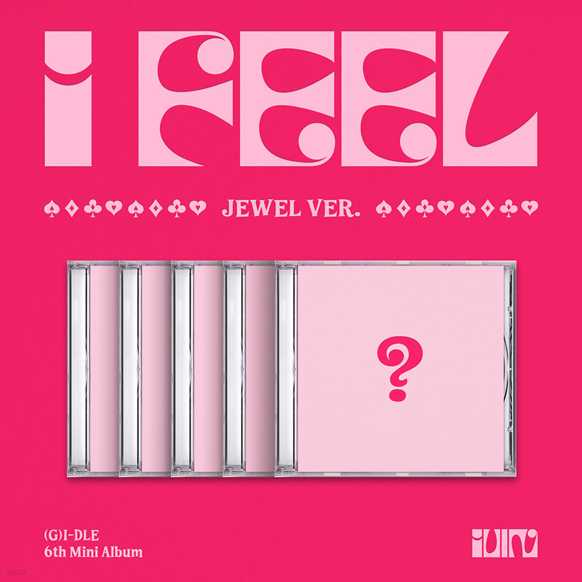 [Jewel] (G)I-DLE 6th Mini Album - I feel (Random Ver.)