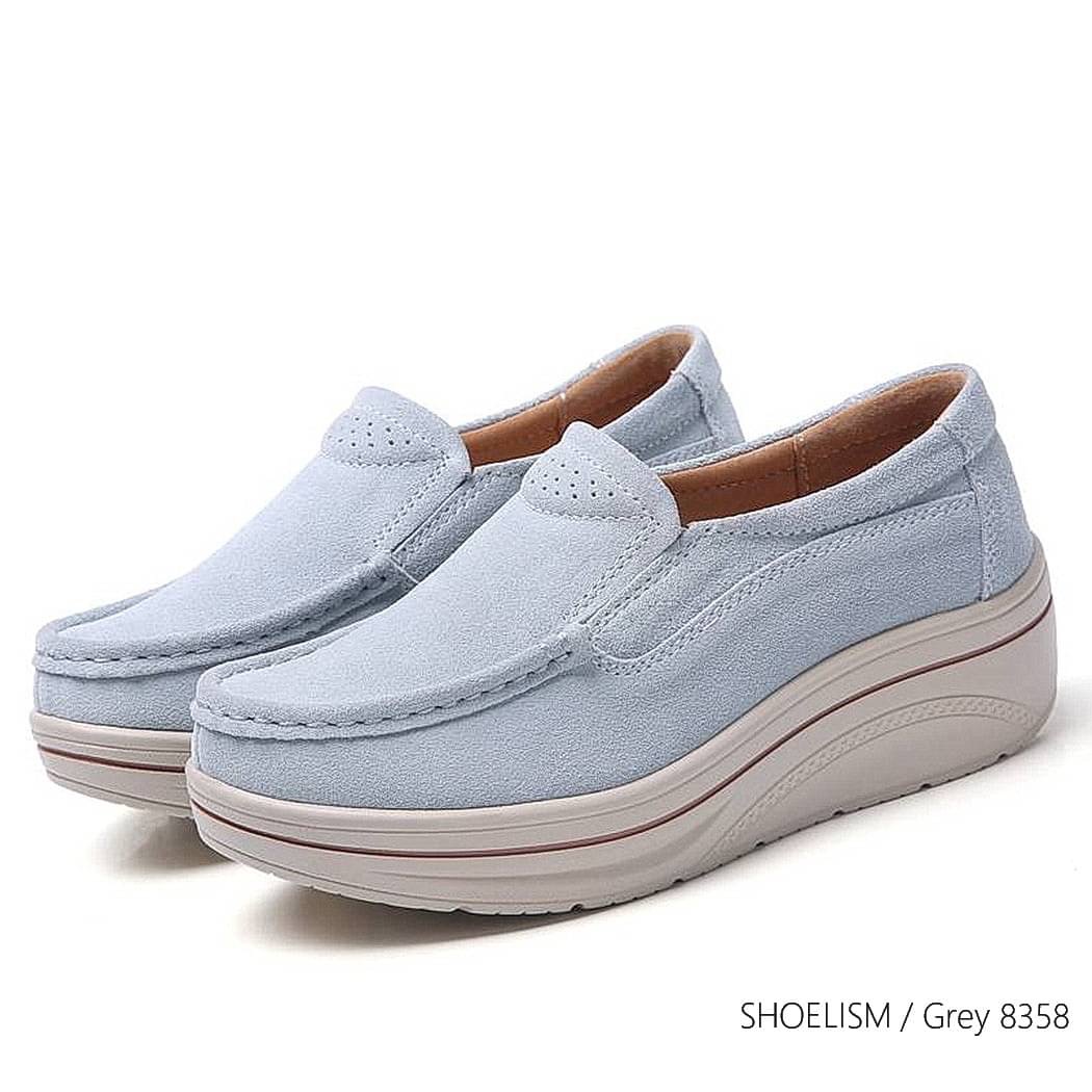 สะกดทุกสายตา insole หนังแท้ทั้งนิ่ม และเบาสบายเท้า รองเท้าแบบสวมลำลอง พื้นนิ่มมาก งานจริงสวยเป๊ะทุกมุม ไม่ผิดหวังแน่นอนจร้า !!