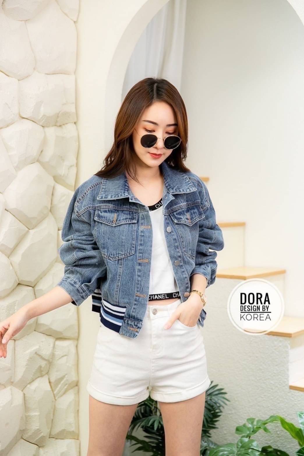 พร้อมส่ง!!! Jacket jeans เอวสปอร์ตสวยมาก ยีนฟอก ดีเทลเก๋มากไม่ซ้าใคร ใส่ได้ตลอด ต้องมีค่ะ สวยเท่ครบจบเลย