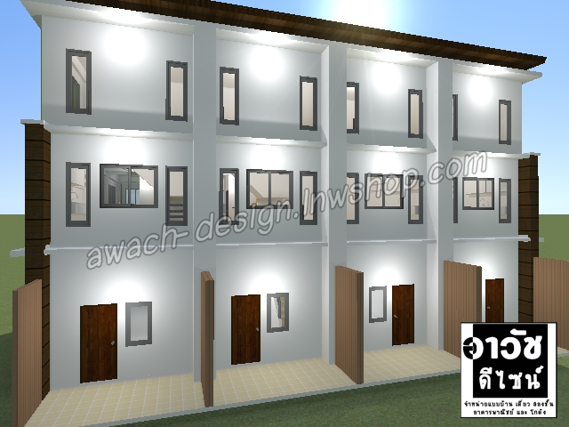 J304 อาคารพาณิชย์ 3 ชั้น 3 ห้องนอน 3 ห้องน้ำ