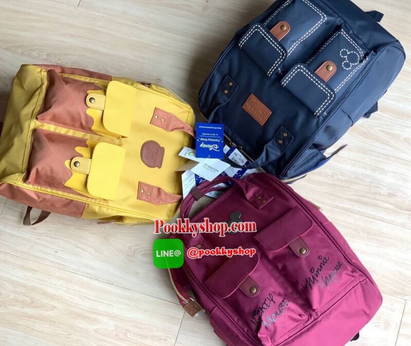 Belle Maison's Disney Fantasy Bags! รุ่น Classic Backpack จากBellemaison แห่งเดียวในประเทศญี่ปุ่น มีรูปโฉมและสไตล์ใช้งานคล้ายแบรนด์ Anello แต่งแต้มสีสันและลวดลายเพิ่มเติมลงบนกระเป๋าจากเหล่าการ์ตูนของดิสนีย์ เป็นรุ่นลิมิเตทสุดๆที่ออกมาไม่บ่อยเลยคร้า!!