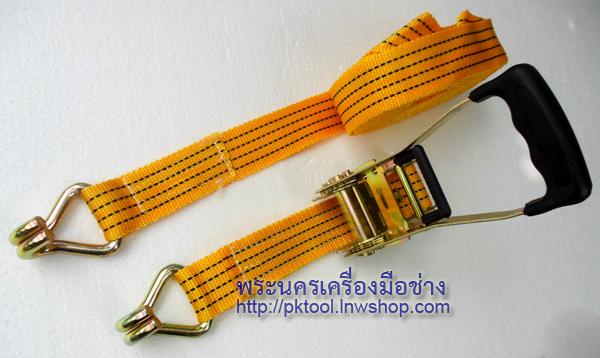 สายรัดโพลีเอสเตอร์พร้อมหัวโยก Eagle One ขนาด 2" x 10m. (สายรัดกระบะรถ)