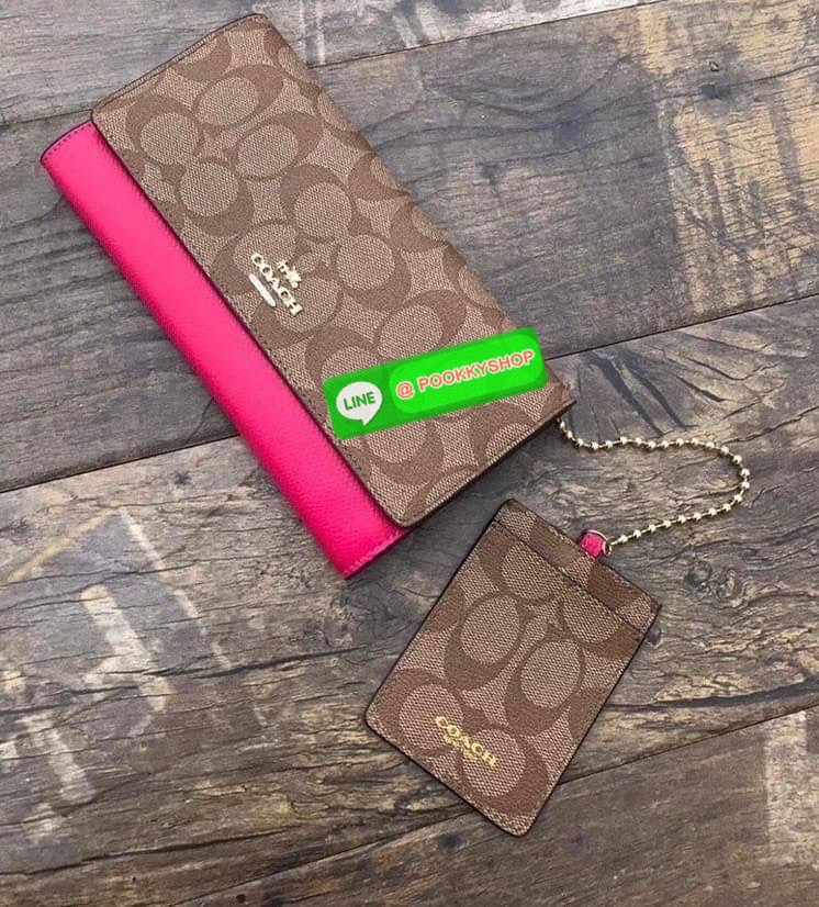 Coach TRIFOLD WALLET IN SIGNATURE (COACH F53763)