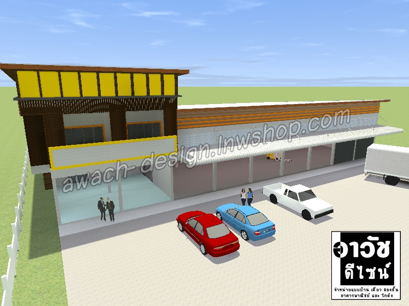 C1010 แบบบ้าน 2 ชั้น 4 ห้องนอน