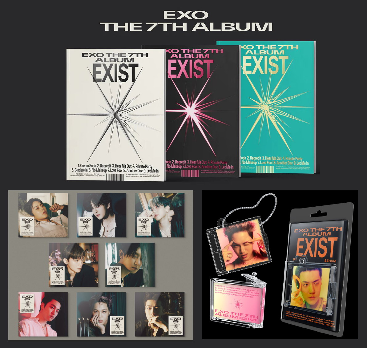EXO - The 7th Album [EXIST](Random Ver.)