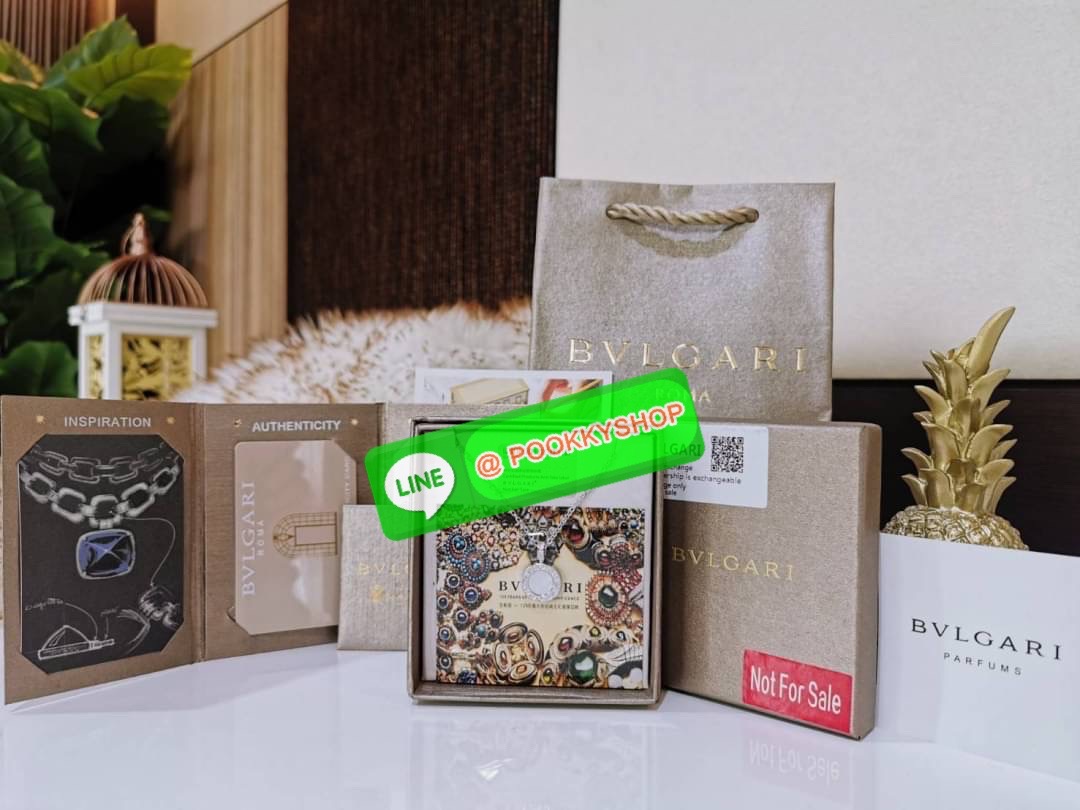 พร้อมส่งไอเท็มหายาก(!!) ห้ามพลาด(!!) Rare items(!) “BVLGARI” NECKLACE VIP GIFT WITH PURCHASE ORIGINAL PACKAGE (GWP) ของกำนัลสุดเลอค่าจากการแลกคะแนนสะสมสำหรับลูกค้า VIP BVLGARI PARFUMS Membership ไอเท็มหายากชวนสะสมดีไซน์โรมันสุดคลาสสิคสวยเลอค่าด้านหนึ่งสีด