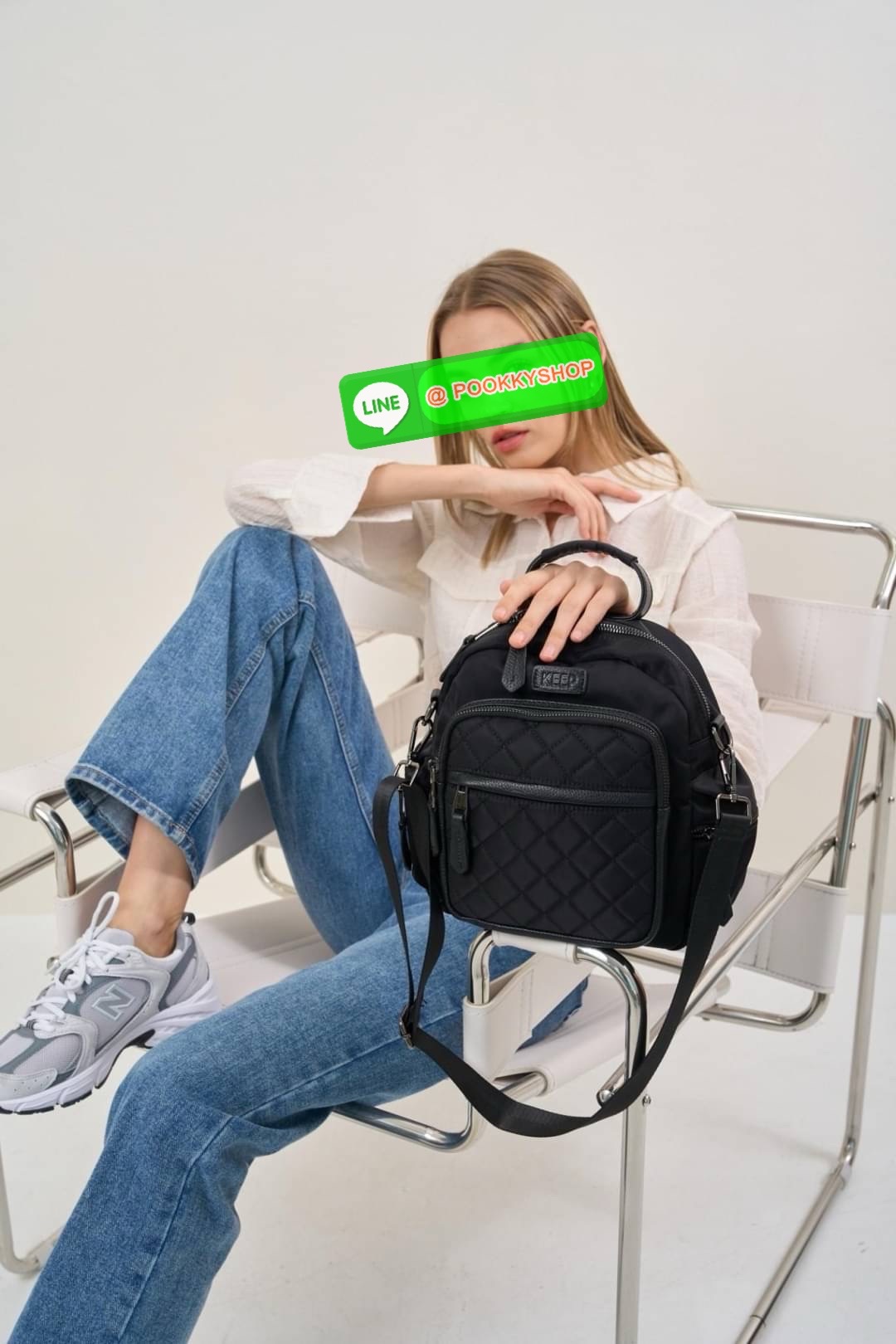 New arrival เป้ถอดสายได้ จะสะพายแบบไหนก้อสวย !! KEEP รุ่น Rouget backpack (ปรับ Collection ใหม่ ) น้ำหนักเบากว่าเดิม