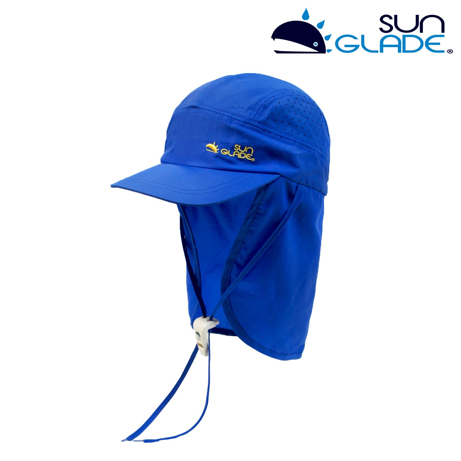 SunGlade หมวกกันเเดด กัน UV สำหรับเด็ก (Sunglade UV FLAP CAP) มีผ้าปิดต้นคอ Made in korea