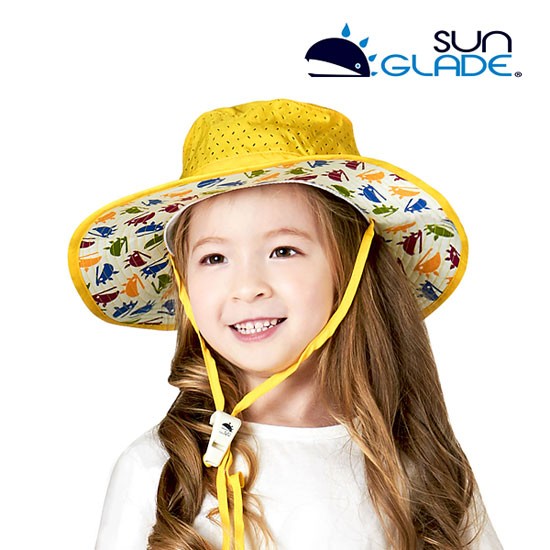 SunGlade หมวกกันเเดด กัน UV สำหรับเด็ก UV Camping Hat