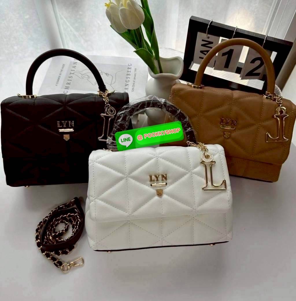 กระเป๋า LYN รุ่นหูจับ มีสายสะพายยาว +ตัวห้อย รุ่นโคโค่ COCO