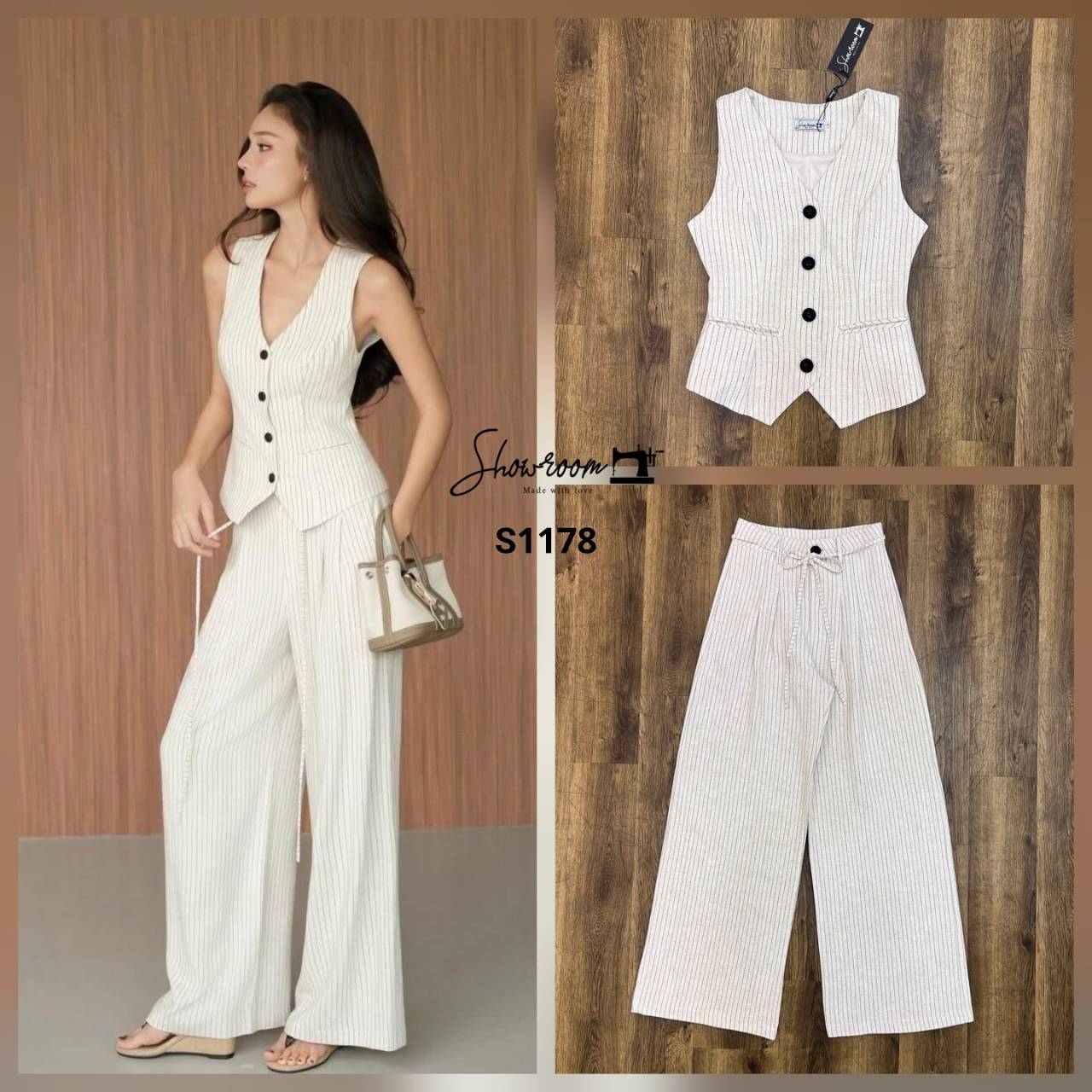 ชุดเซทแฟชั่น เซ็ตนี่คือเป็นเซ็ต basic ที่ควรมีติดบ้าน ใส่ได้ทุกโอกาสแน่นอน