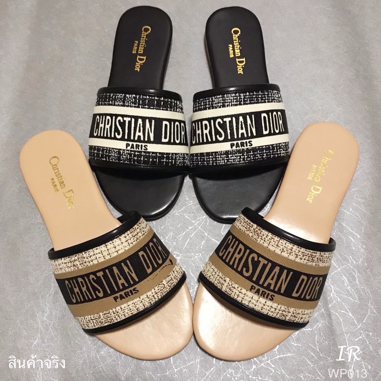 แบบขายดี!! พร้อมส่ง Dior Sandal ต๊าชชชมาก ปังสุด งานดีนะคะ ปั้มแบรนด์ พื้นหนาไม่บางงานบนไม่ใช่เกรดตลาดล่างกำลังมาแรงเลยค่ะรุ่นนี้