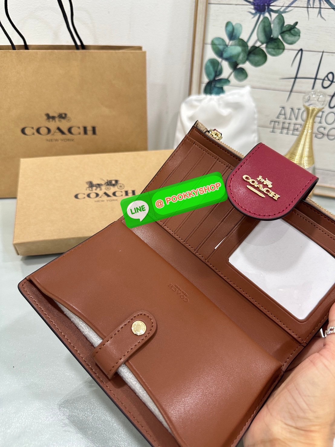 Coach Tech Phone Wallet In Colorblock Signature COLOR: signature canvas/