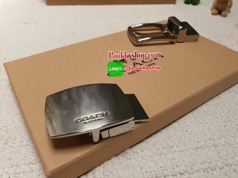 set เข็มขัด coach 2หัวเปลี่ยน สายหนังใส่แบบเจาะรูเข็มขัด สามารถเจาะเพิ่มได้ ด้านหลังสายปั๊มแบรนด์ รุ่นนี้มาพร้อมป้ายแท็กแบรนด์ หัวเข็มขัดใส่ได้ง่าย ถอดได้ไม่ยาก ซื้อเป็นของขวัญของฝาก ก้อหรูเริศไม่เบาค่า