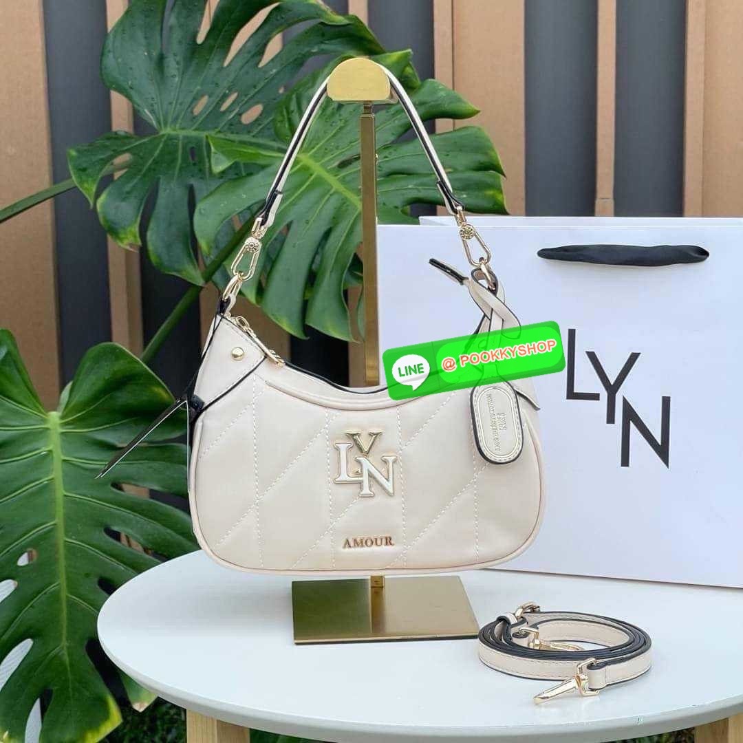กระเป๋าลิน Lyn ทรงพอช 💝สะพายข้างได้ คล้องไหล่ได้ 💝ได้สายสะพาย 2 เส้น