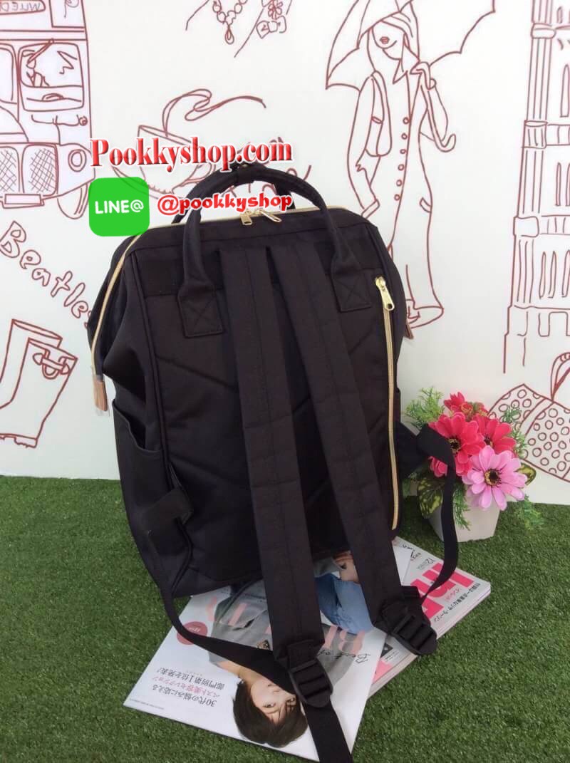 งาน2ป้าย มีชื่อรุ่นและบาร์โค้ด / 5900 เยน ❤️ มีไอจีและเฟส ❤️ ภายในระบุ วดป(code) Re~stockรุ่นขายดี !!! Anello “UP SMILE x anello ” Special collaboration! รุ่น Limited Item กระเป๋าเป้ทรงBackpack รุ่นClassic ผ้าแคนวาส ปากกระเป๋ามีโครงง่ายต่อกา