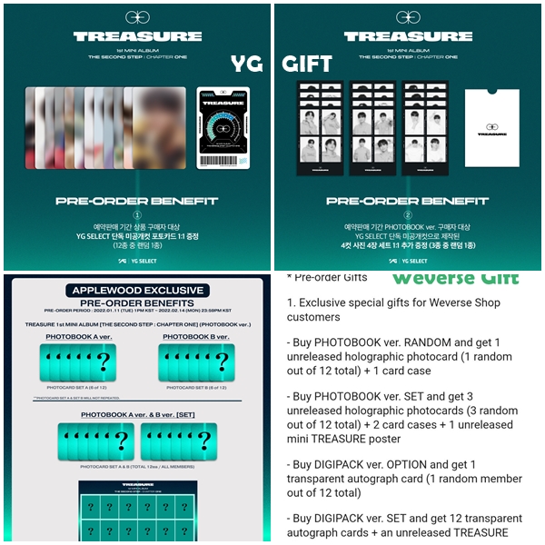 TREASURE 1st Mini Album - THE SECOND STEP : CHAPTER ONE