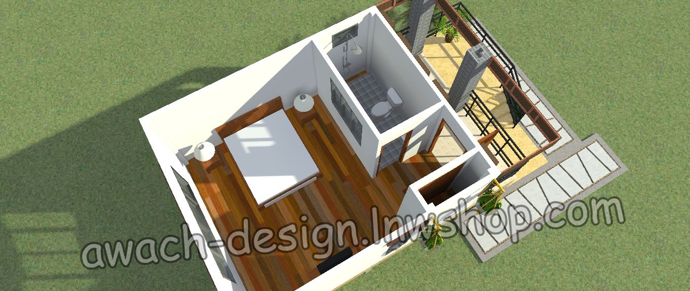 R100 บ้านพักขนาดเล็ก