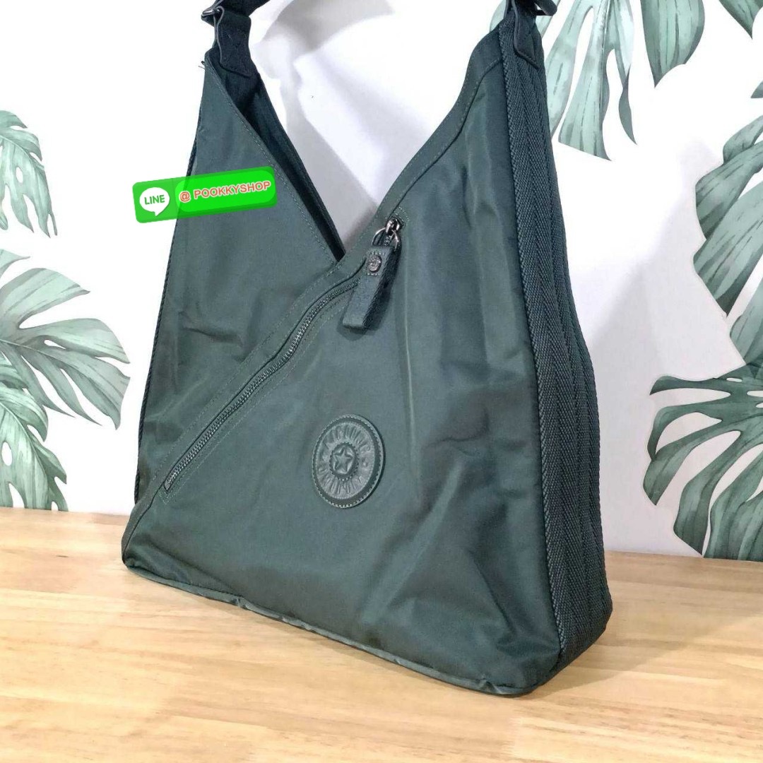 Kipling Olina Shoulder bag Collection Paka กระเป๋าถือหรือสะพาย วัสดุ Polyester100% อะไหล่สี Rose gold